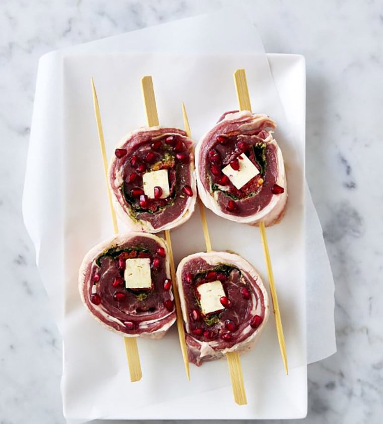 Lamb & Halloumi Pin Wheels